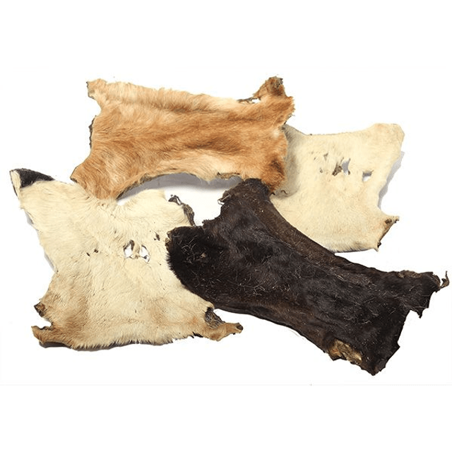 Beef Skin Plates with Hair 
