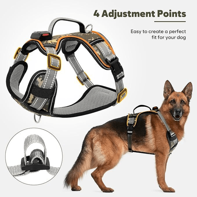 Light Up Dog Harness Rechargeable LED