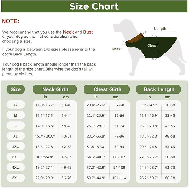 XL Country Style Green and Brown Dog Coat