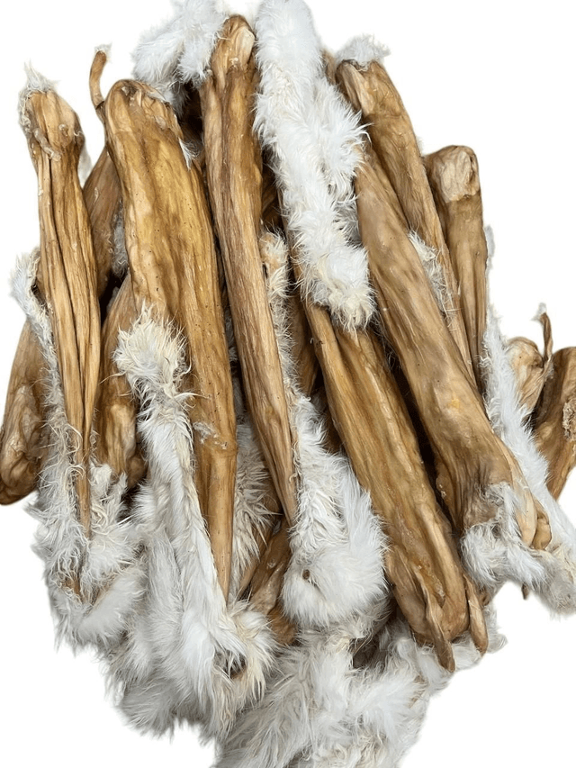 Rabbit Skin with Fur Extra Large