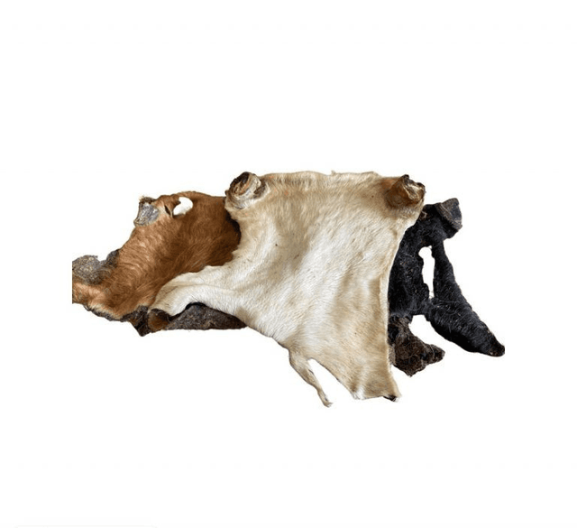 Beef Skin Plates with Hair 