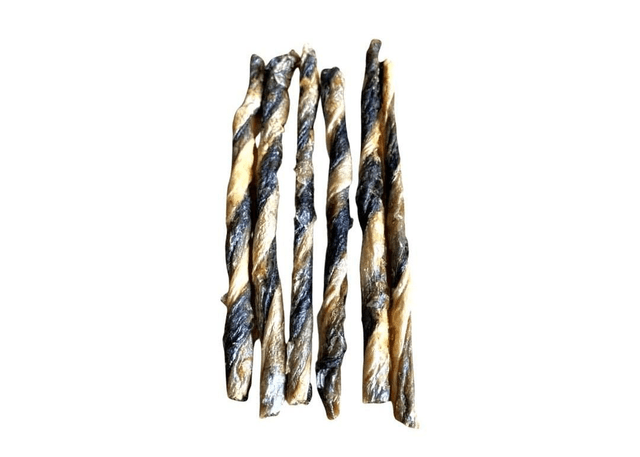 Salmon Skin Twists